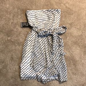 Strapless mini sundress